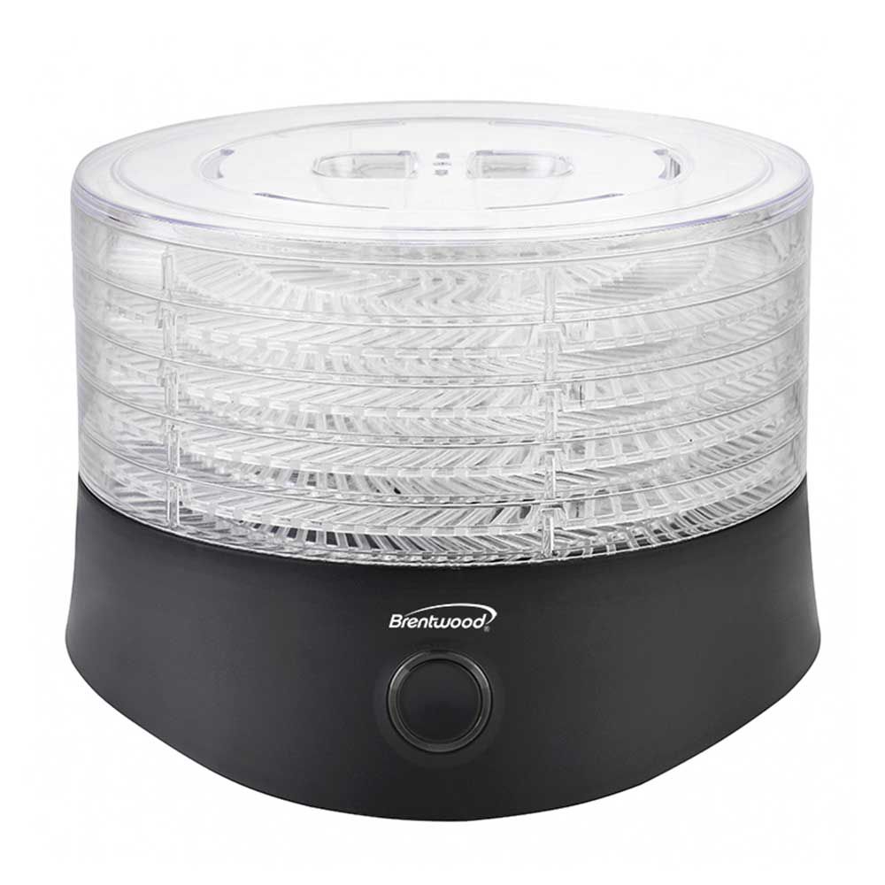 Brentwood  5-Tray Food Dehydrator with Auto Shut Off, Black FD-1026BK
