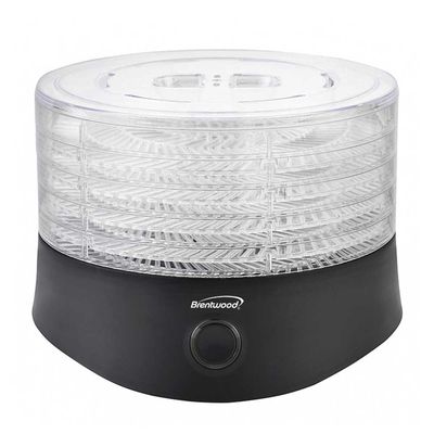 Brentwood  5-Tray Food Dehydrator with Auto Shut Off, Black FD-1026BK