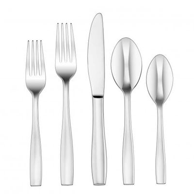 CUISINART – Sienna Collection 20 Piece Flatware Set – Silver
