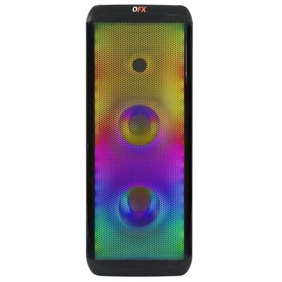 QFX 2X8" BT Liquid Motion screen party speaker rechargeable LMS-28