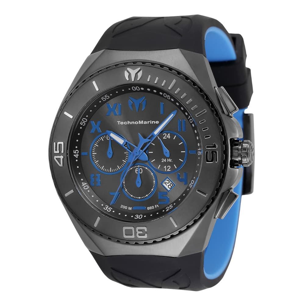 Watch TechnoMarine Manta Ocean Men's Watch - 48mm, Black, Blue TM-220019 Watch TechnoMarine Manta Ocean Men's Watch - 48mm, Black, Blue TM-220019
