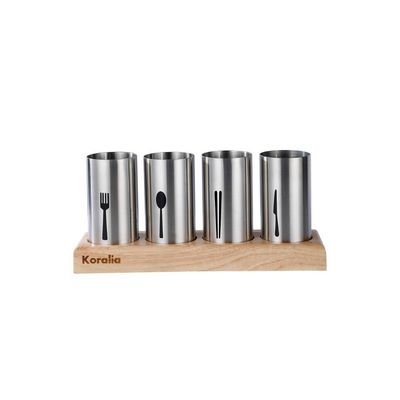KORALIA – Flatware & Silverware Organizer Caddy – Silver KORALIA – Flatware & Silverware Organizer Caddy – Silver