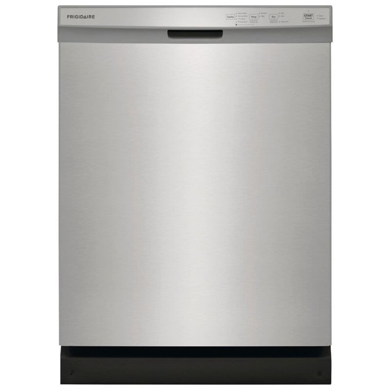 FRIGIDAIRE – 24" Built-In Dishwasher with Front Control – Stainless Steel-