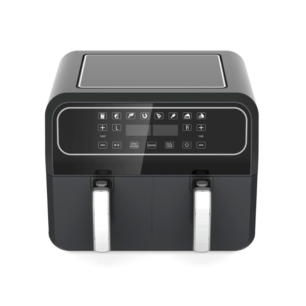 PREMIUM LEVELLA – 8 qt Dual Basket Digital Air Fryer – Black