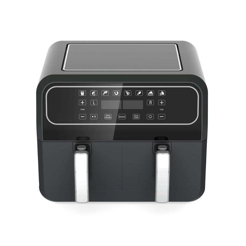 PREMIUM LEVELLA – 8 qt Dual Basket Digital Air Fryer – Black