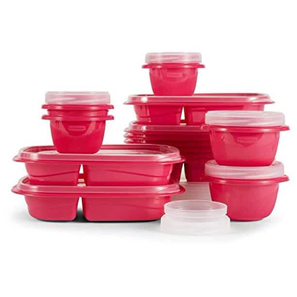 Rubbermaid TakeAlongs 2-Compartment Meal Prep and Food Storage Kit, 30 Pieces 2005692 Rubbermaid TakeAlongs 2-Compartment Meal Prep and Food Storage Kit, 30 Pieces 2005692