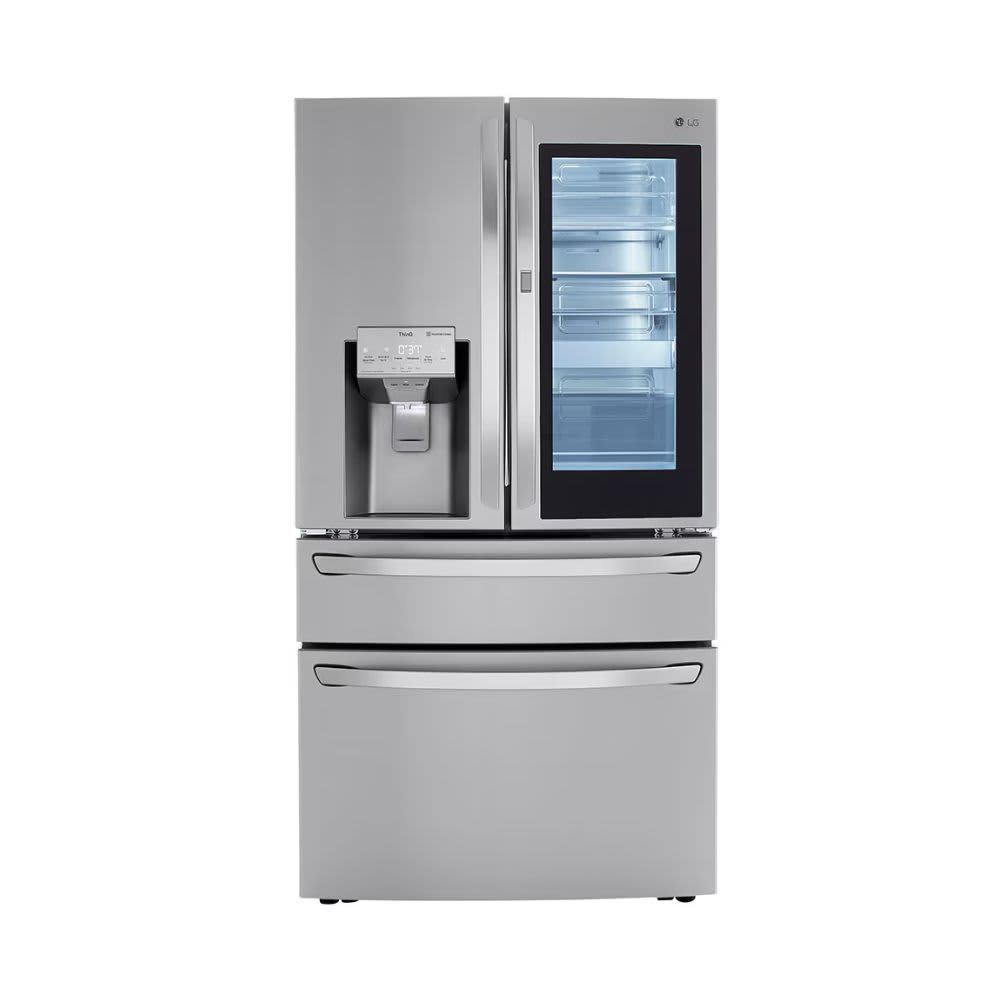 LG - 29.5 Cu. Ft. 4-Door French Door-in-Door Refrigerator with Craft Ice - Stainless Steel LRMVS3006S