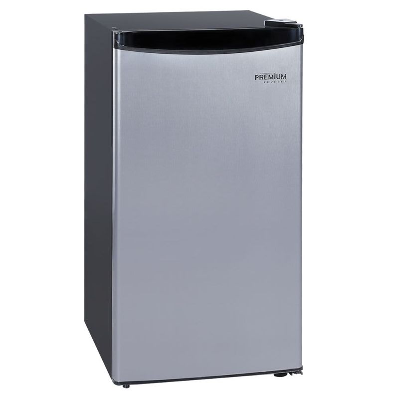 Premium 3.2 cu. ft. Mini Fridge in Black with Stainless Door without Freezer PRF32406XS