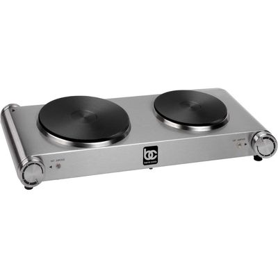 Bene Casa Stainless Steel Double Burner 1800 Watts BC-72608
