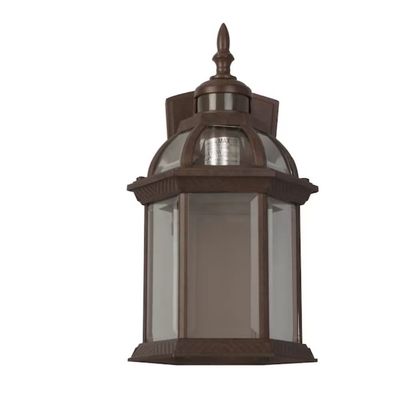 PORTFOLIO – Wall Lantern Outdoor Light – Rust Finish