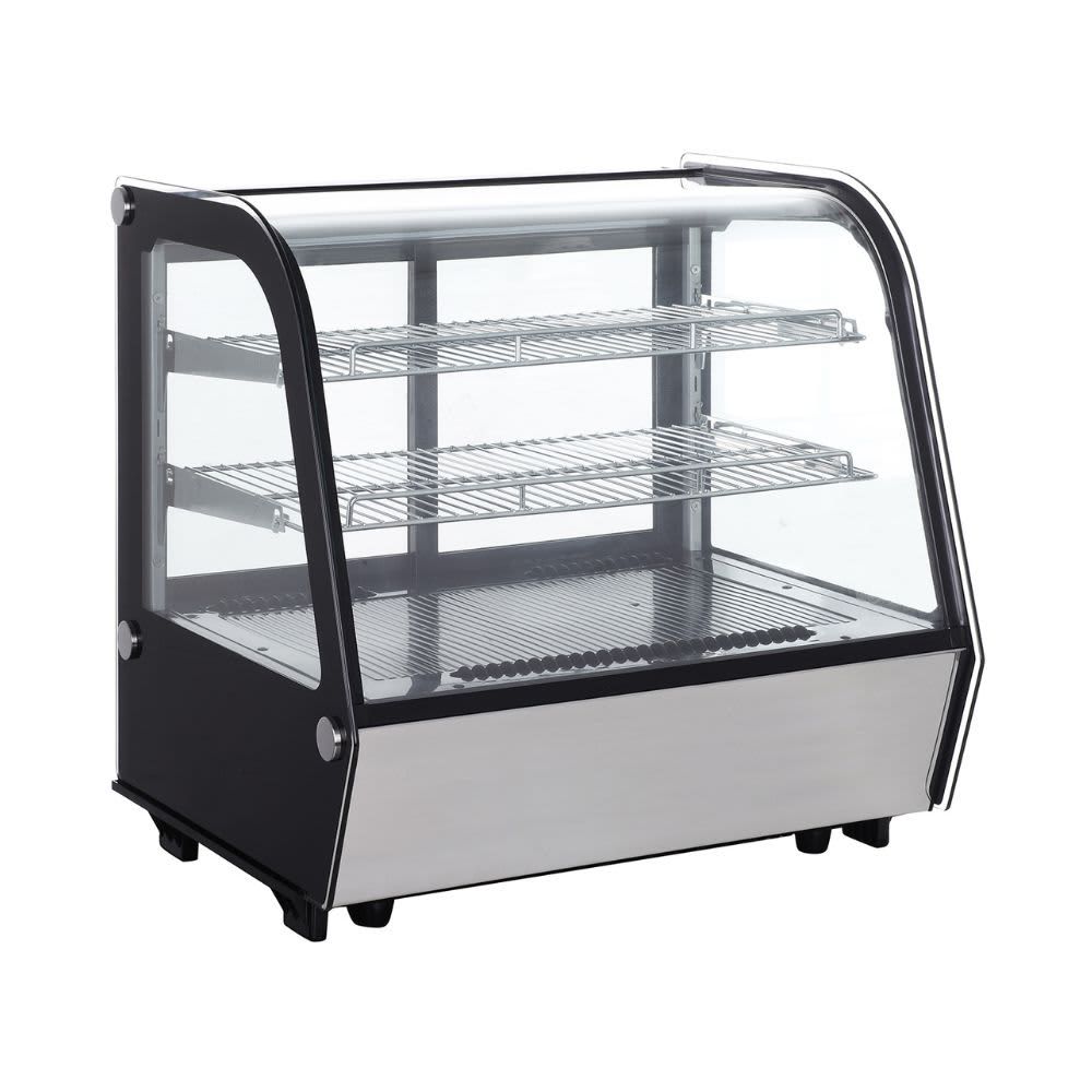 Premium  4.2 cu. ft. Commercial Countertop Refrigerator Display Case in Stainless Steel PCRN427DR