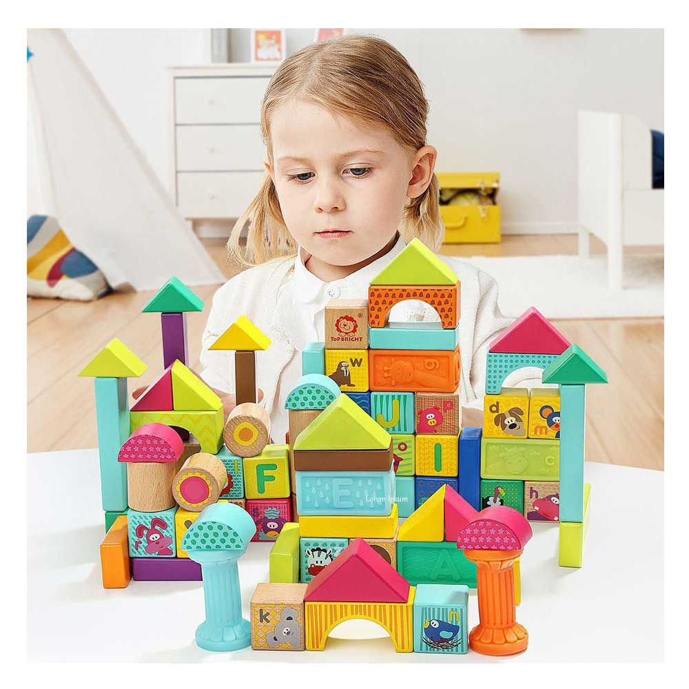 MIMA TOYS ANIMAL SQUEEZE WOODEN BLOCKS ID20411