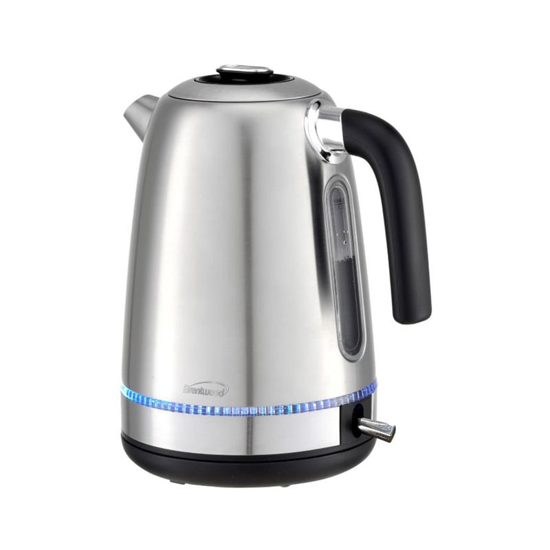 BRENTWOOD – 1.7 L Cordless Electric Kettle – Silver