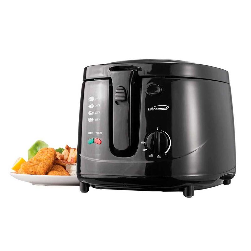BRENTWOOD – 12-Cup Electric Deep Fryer – Black