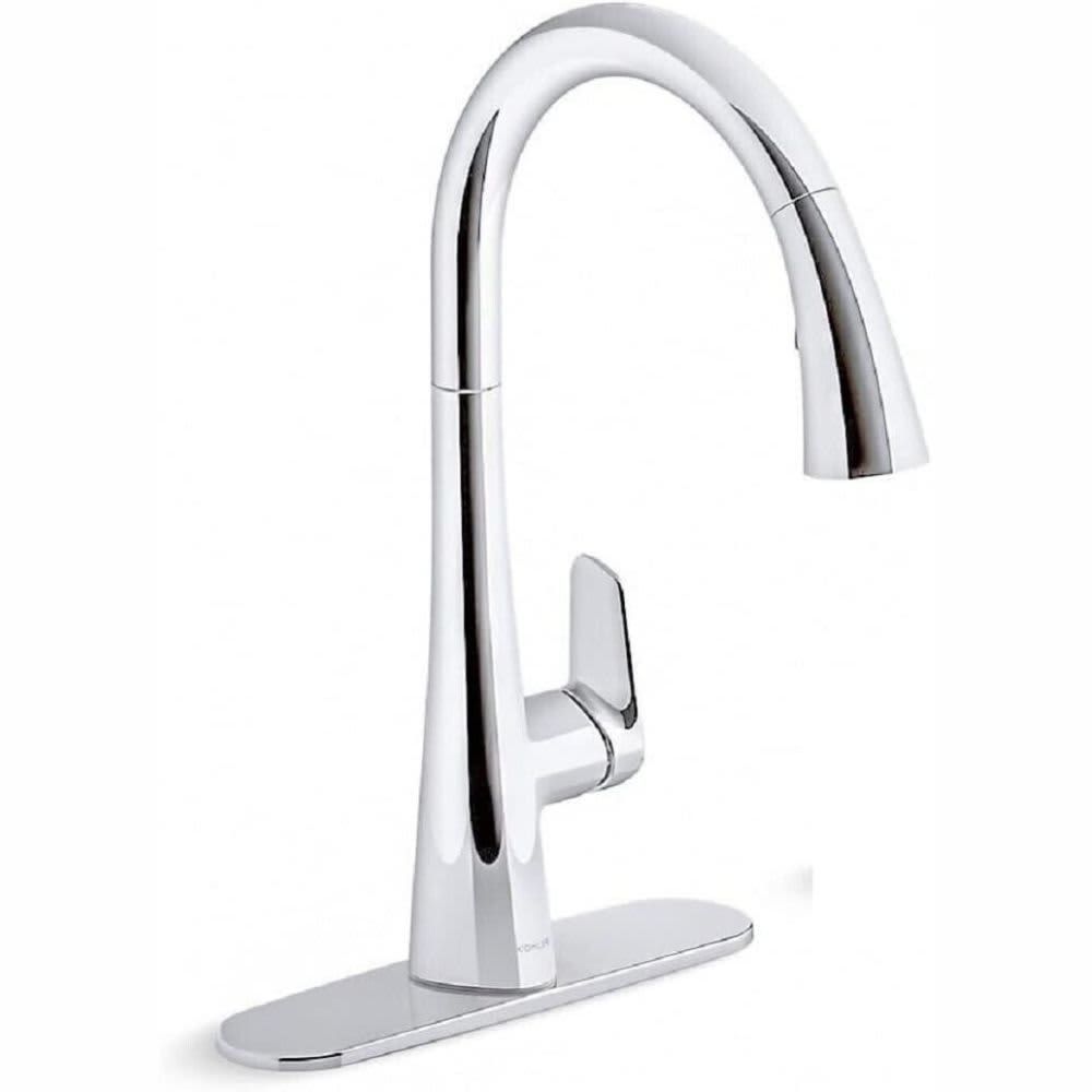 KOHLER – Anessia Touchless Pull‑Down Kitchen Faucet – Polished Chrome