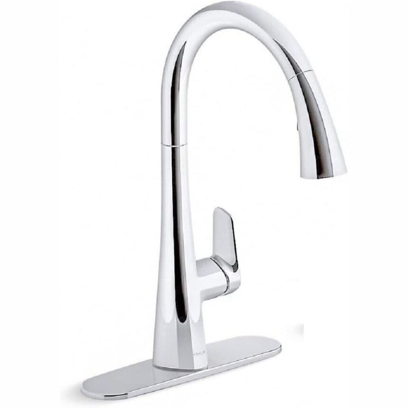 KOHLER – Anessia Touchless Pull‑Down Kitchen Faucet – Polished Chrome