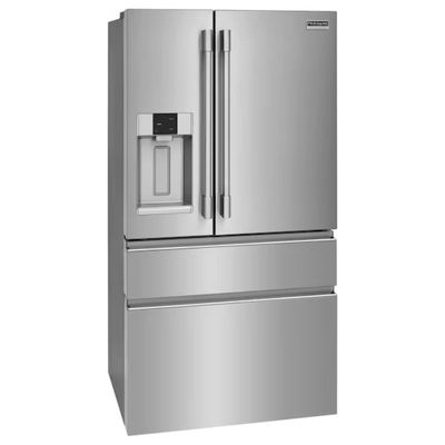 Frigidaire - Professional 21.4 Cu. Ft. 4-Door French Door Counter-Depth Refrigerator - Stainless Steel PRMC2285AF