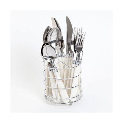 GIBSON – Sensations II 16-Piece Flatware Set – White GIBSON – Sensations II 16-Piece Flatware Set – White