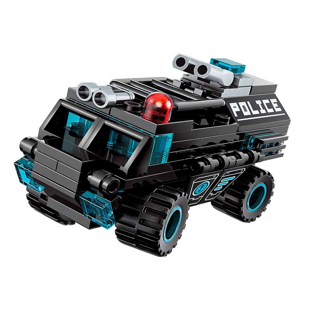 Dragon Blok - Police Rescue 8 in 1 Vehicle - 714 Pieces, ID1413