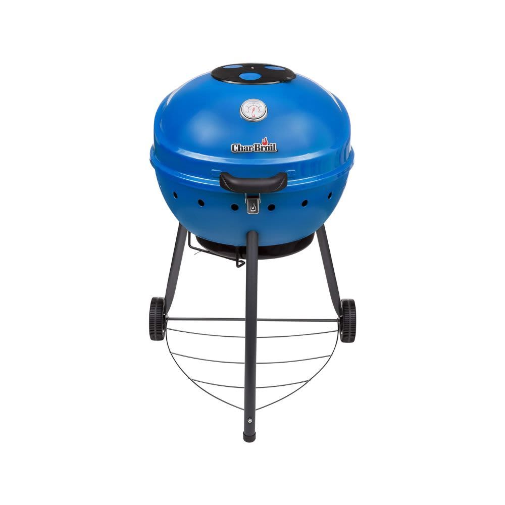 Charbroil(R) Kettleman TRU-Infrared Charcoal Grill, Blue - 21302145 B08QDY9K2G