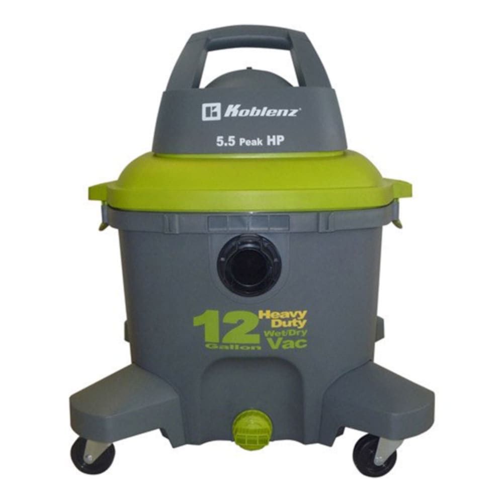 KOBLENZ – 12 Gal. Heavy Duty Wet/Dry Vacuum