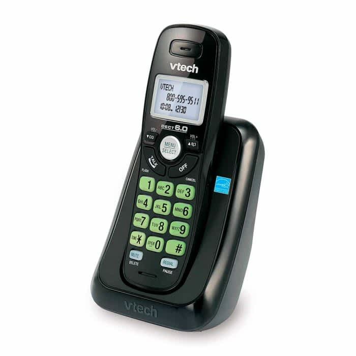 VTECH CORDLESS PHONE BLACK CS611411