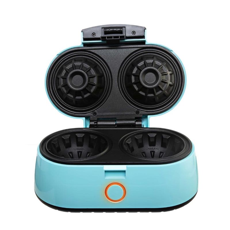 BRENTWOOD – Double Waffle Bowl Maker 1000W – Blue