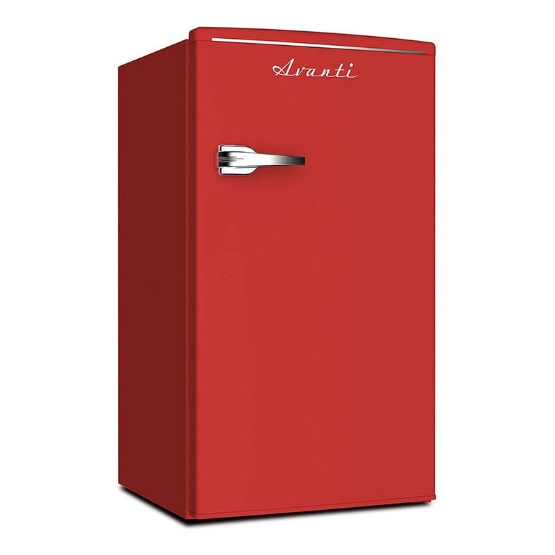 AVANTI – 3.1 Cu. Ft. Retro Compact Refrigerator – Red