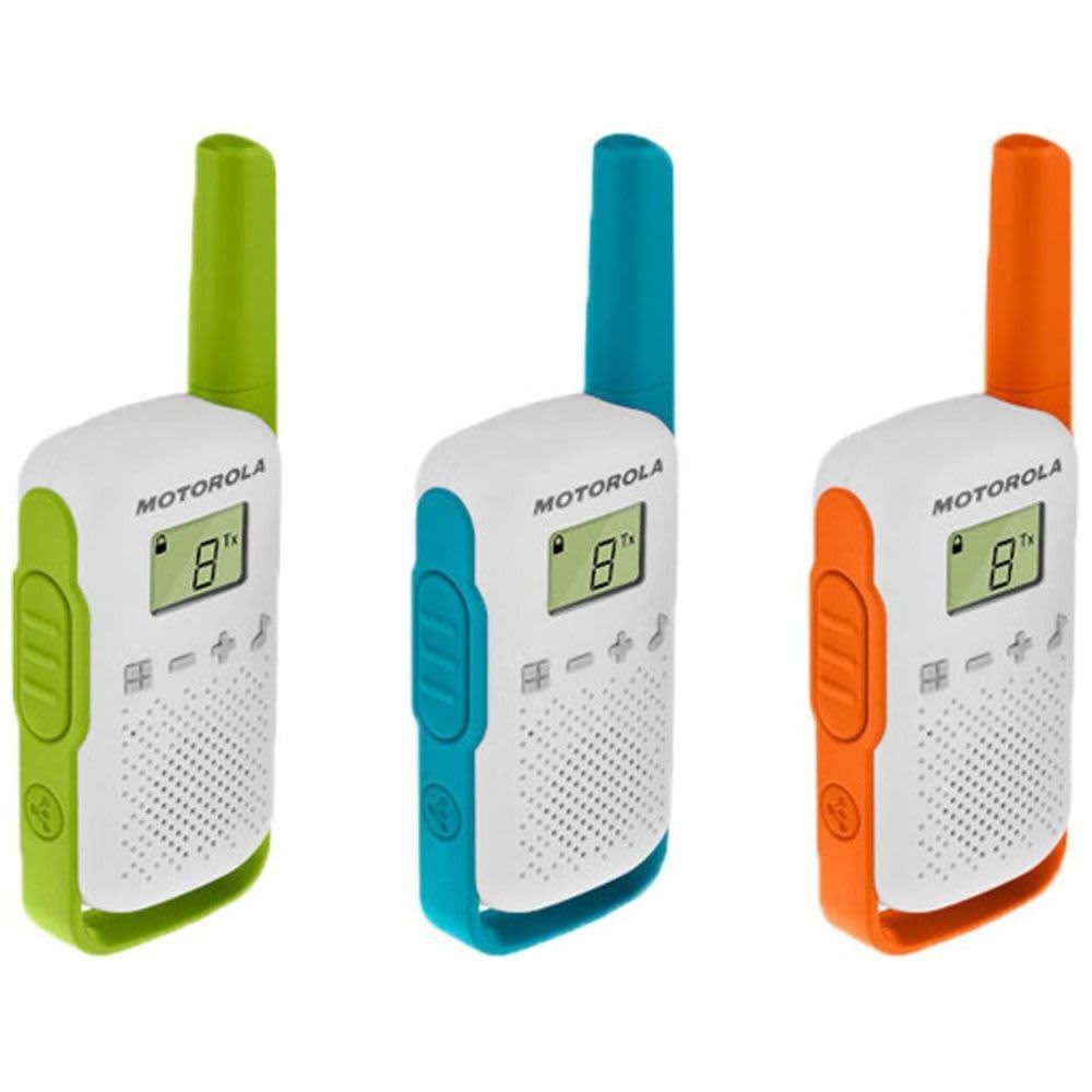 MOTOROLA – FRS 2-Way Radios 3-Pack 25 km Range – Black