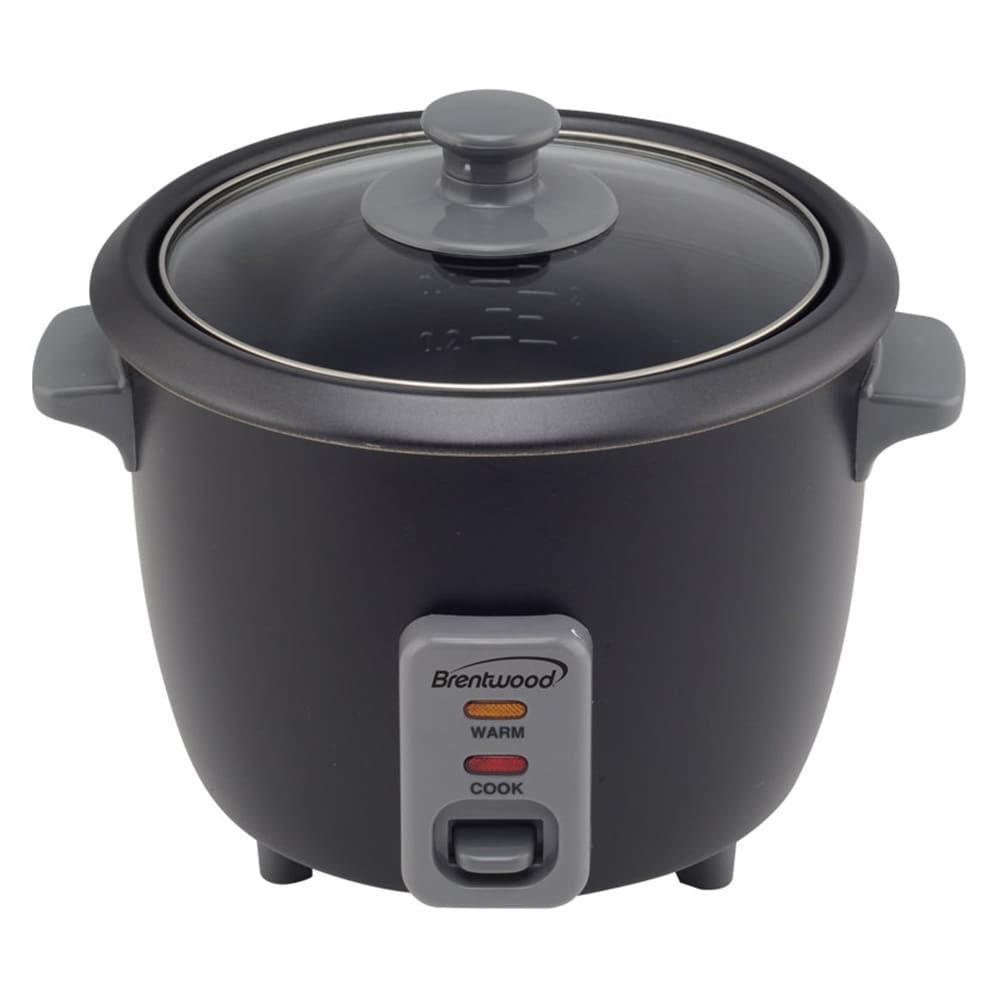 BRENTWOOD – 4-Cup Uncooked / 8-Cup Cooked Rice Cooker – Black