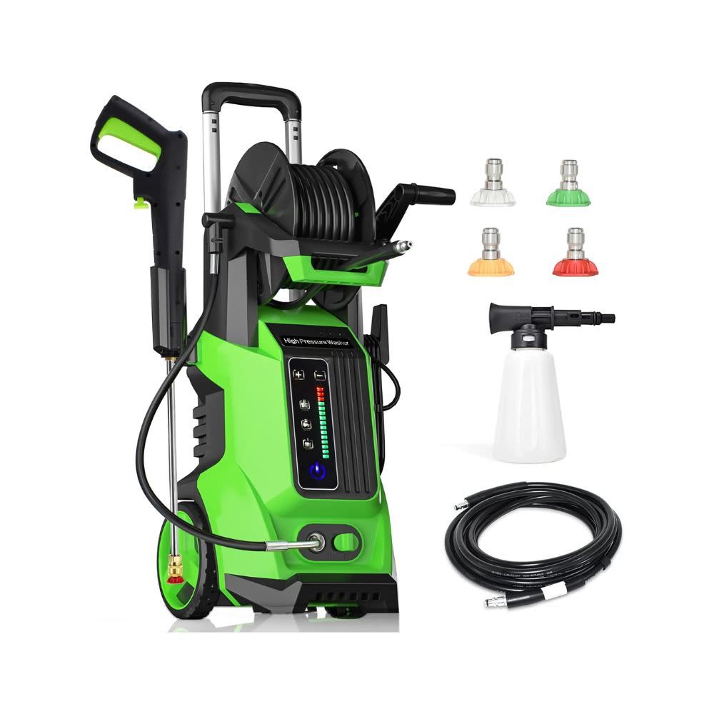 YANICHA Electric Power Washer - 3800 PSI + 2.8 GPM High Pressure Washers B0BP71DX69 YANICHA Electric Power Washer - 3800 PSI + 2.8 GPM High Pressure Washers B0BP71DX69