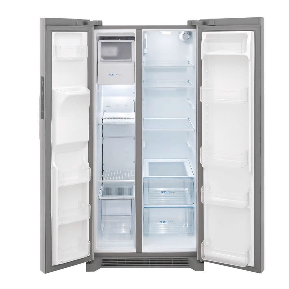 Frigidaire - 22.3 Cu. Ft. Side-by-Side Refrigerator - Stainless steel FRSS2333AS