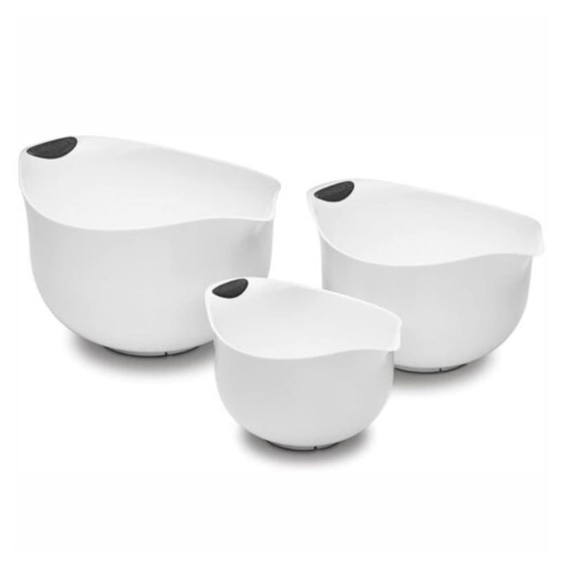 CUISINART – Plastic Mixing Bowls Set of 3 – White