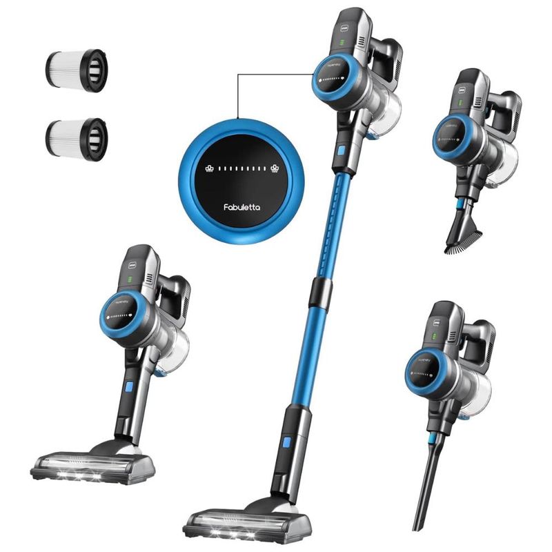 FABULETTA – 6 in 1 Cordless Stick Vacuum 24 KPa – Blue