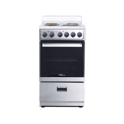 Premium 24″ 4-Burner  Electric Stove 220V PRE2423GS