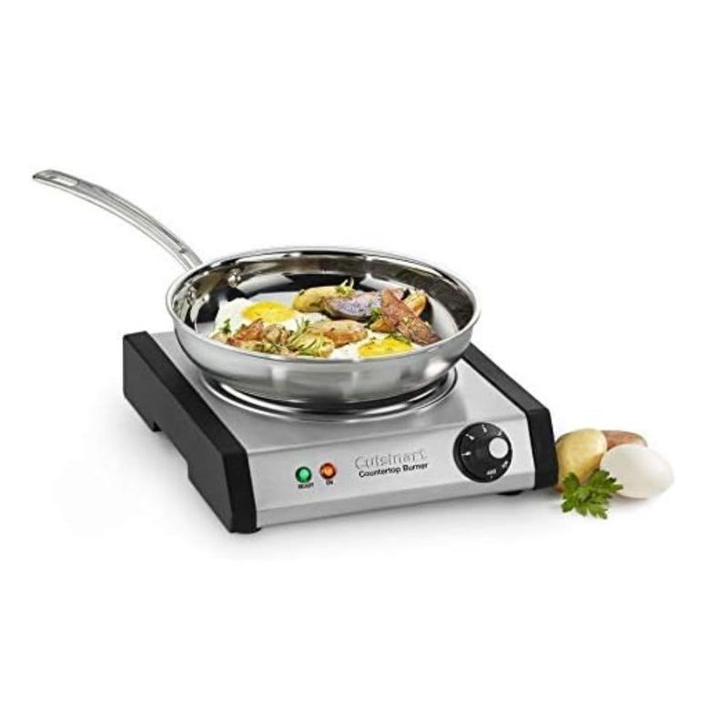 CUISINART – Cast Iron Single Burner 1300 W – Stainless Steel