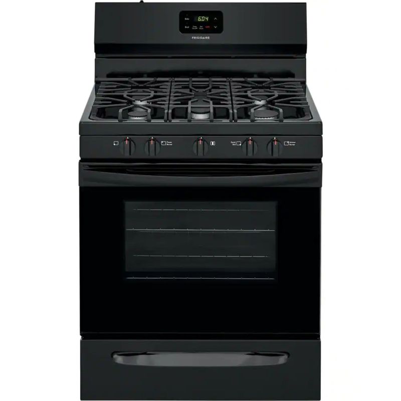 FRIGIDAIRE – 5.0 Cu. Ft. Freestanding Gas Range – Black