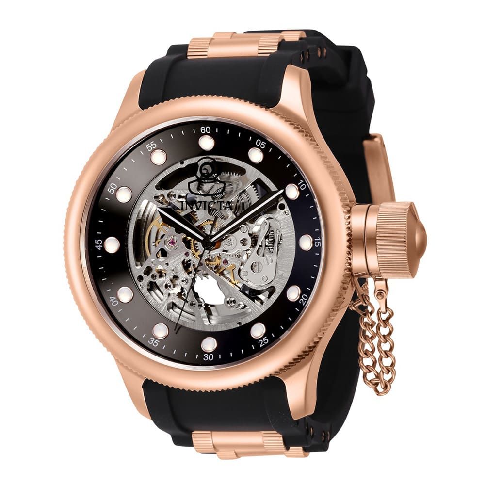 Watch Invicta Pro Diver Mechanical Men's Watch - 51.5mm, Black, Rose Gold 39422 Watch Invicta Pro Diver Mechanical Men's Watch - 51.5mm, Black, Rose Gold 39422