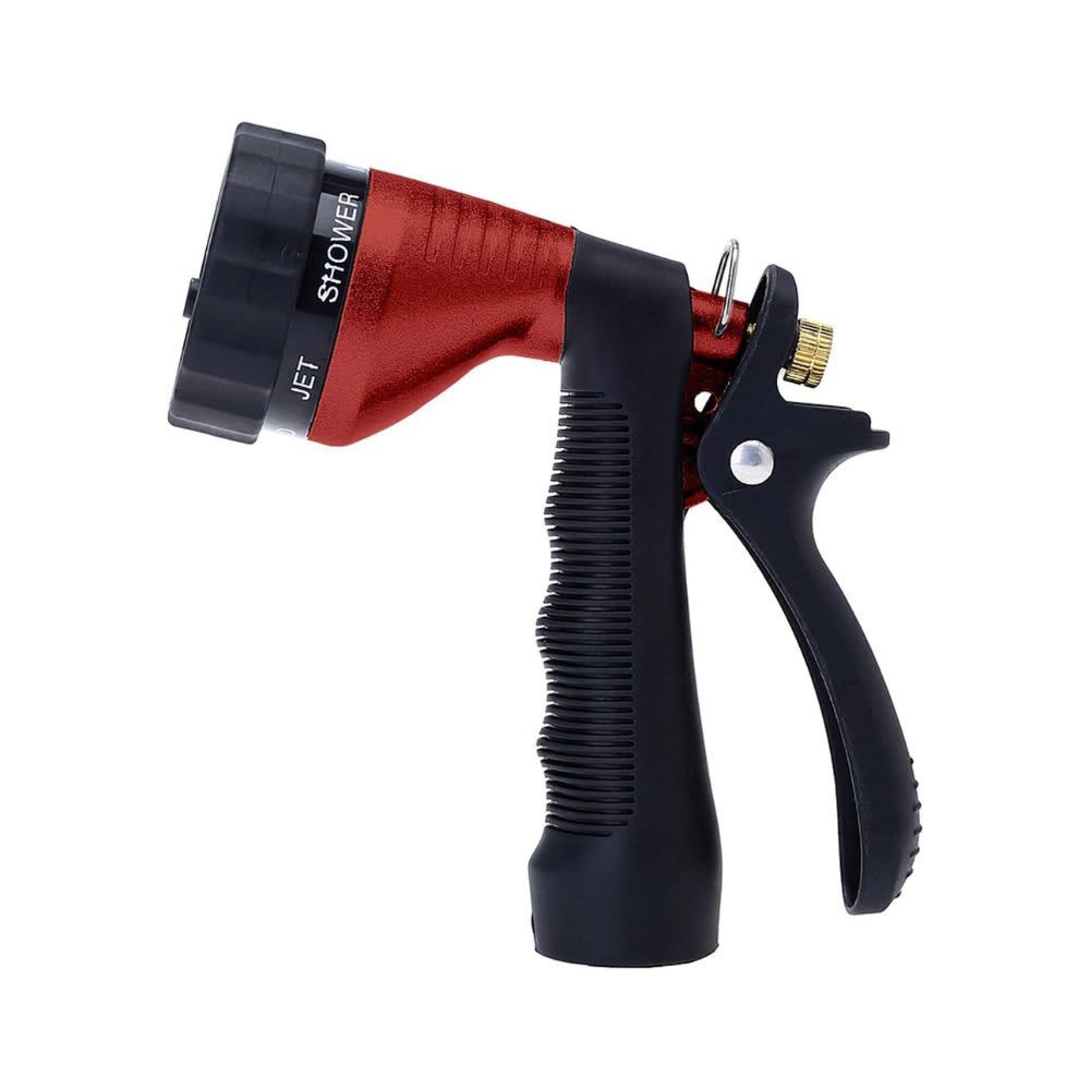 GREEN MOUNT Water Hose Nozzle Spray Nozzle, Metal Garden Hose Nozzle with Adjustable Spray B07RGYDN9P
