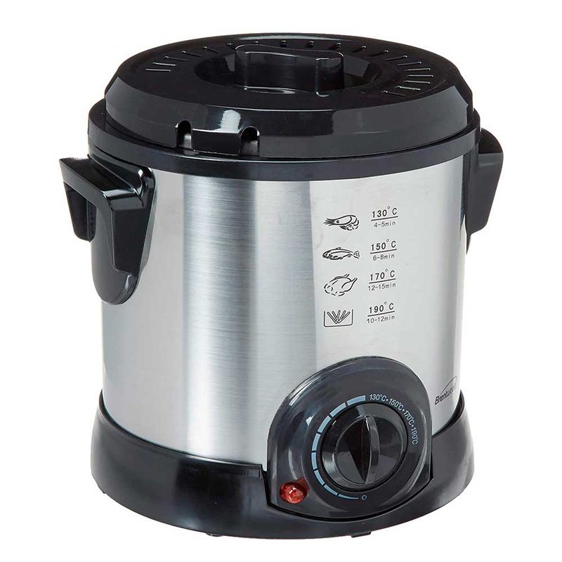 BRENTWOOD – 1.0 Liter Deep Fryer  – Stainless Steel