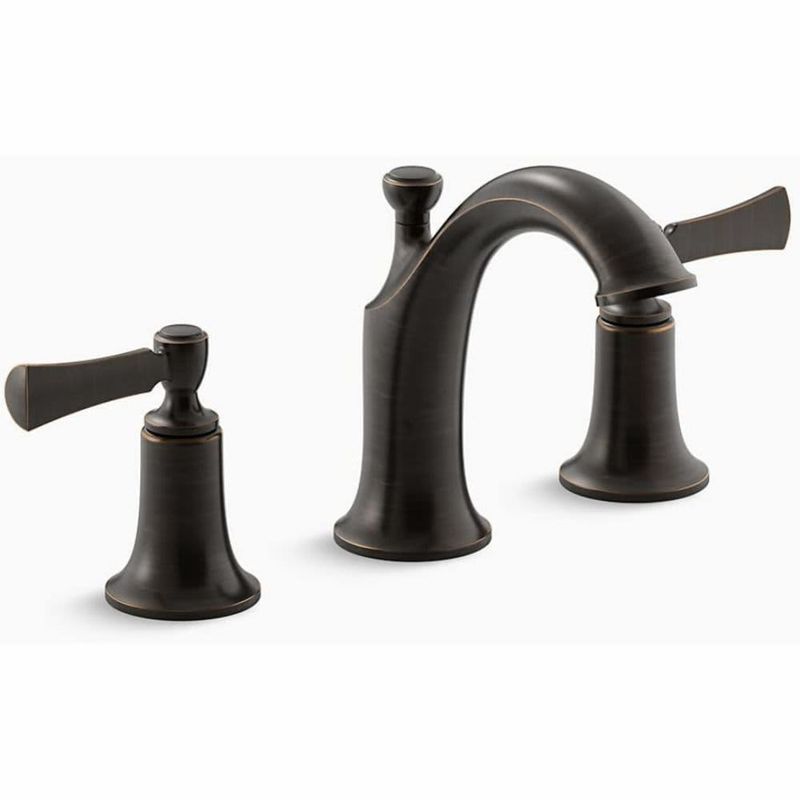 Kohler Elliston R72781-4D1-2BZ Oil-Rubbed Bronze 2-Handle Widespread WaterSense Bathroom