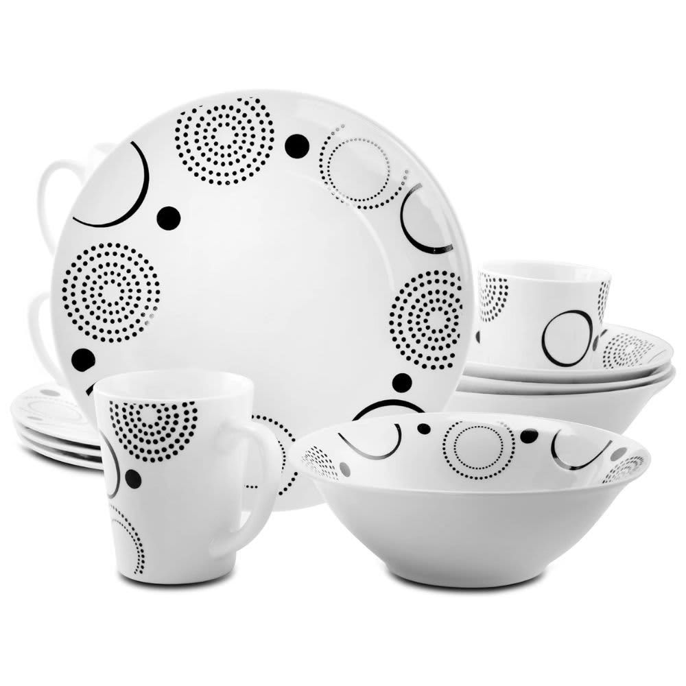 Gibson Modern Times Dinnerware Set - 12 Piece 94842.12