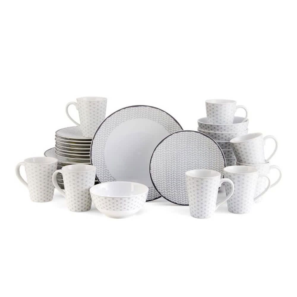 MIKASA – Avery Medley 32-Piece Dinnerware Set – Service for 8