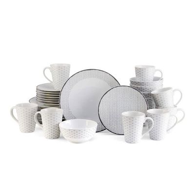 MIKASA – Avery Medley 32-Piece Dinnerware Set – Service for 8