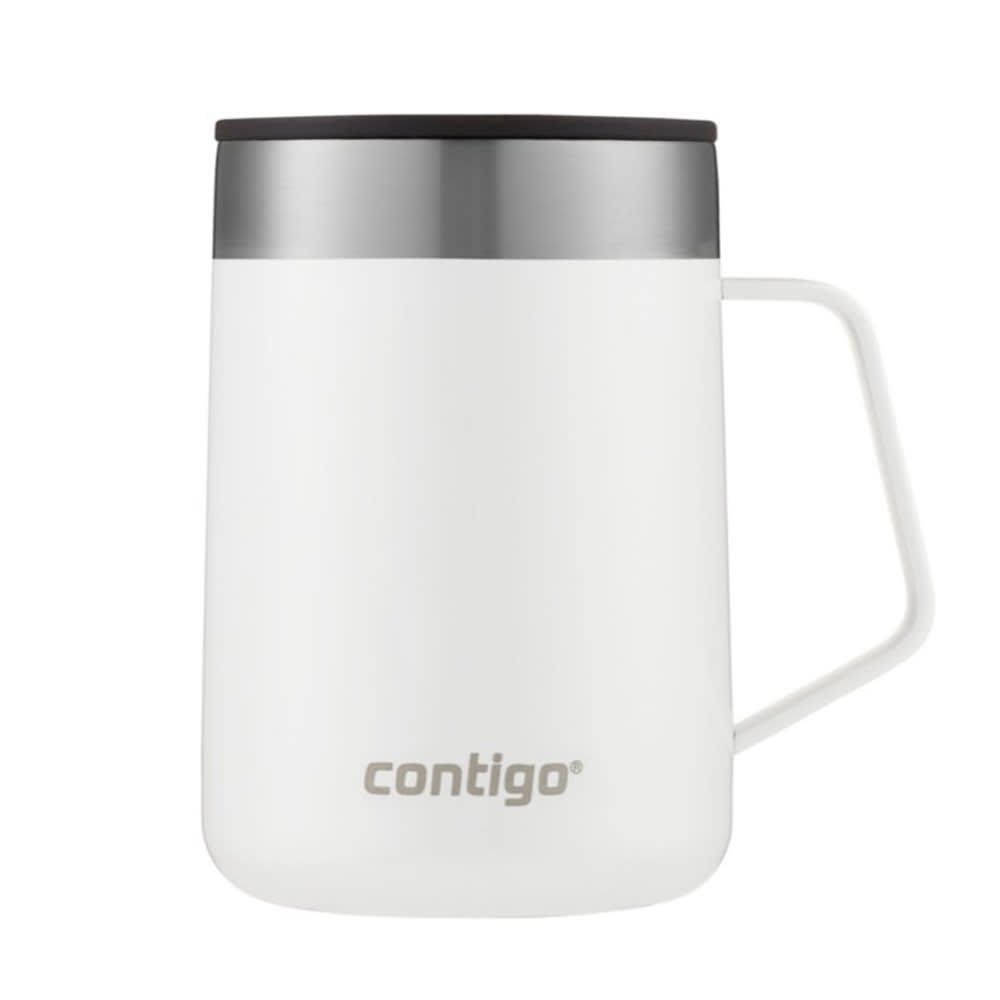 CONTIGO – 14 oz Desk Mug with Handle – White