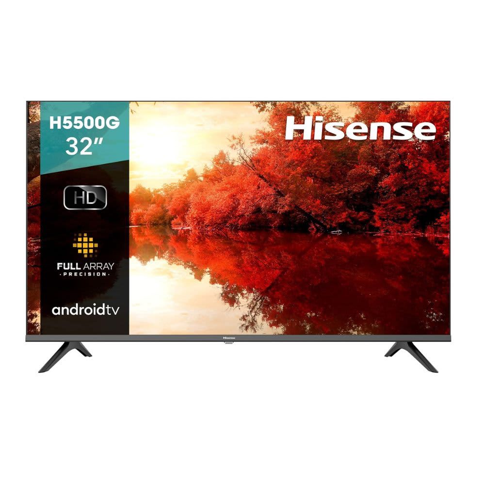 Hisense - 32" Class H55 Series LED HD Smart Android TV 32H5500G  (Open Box)