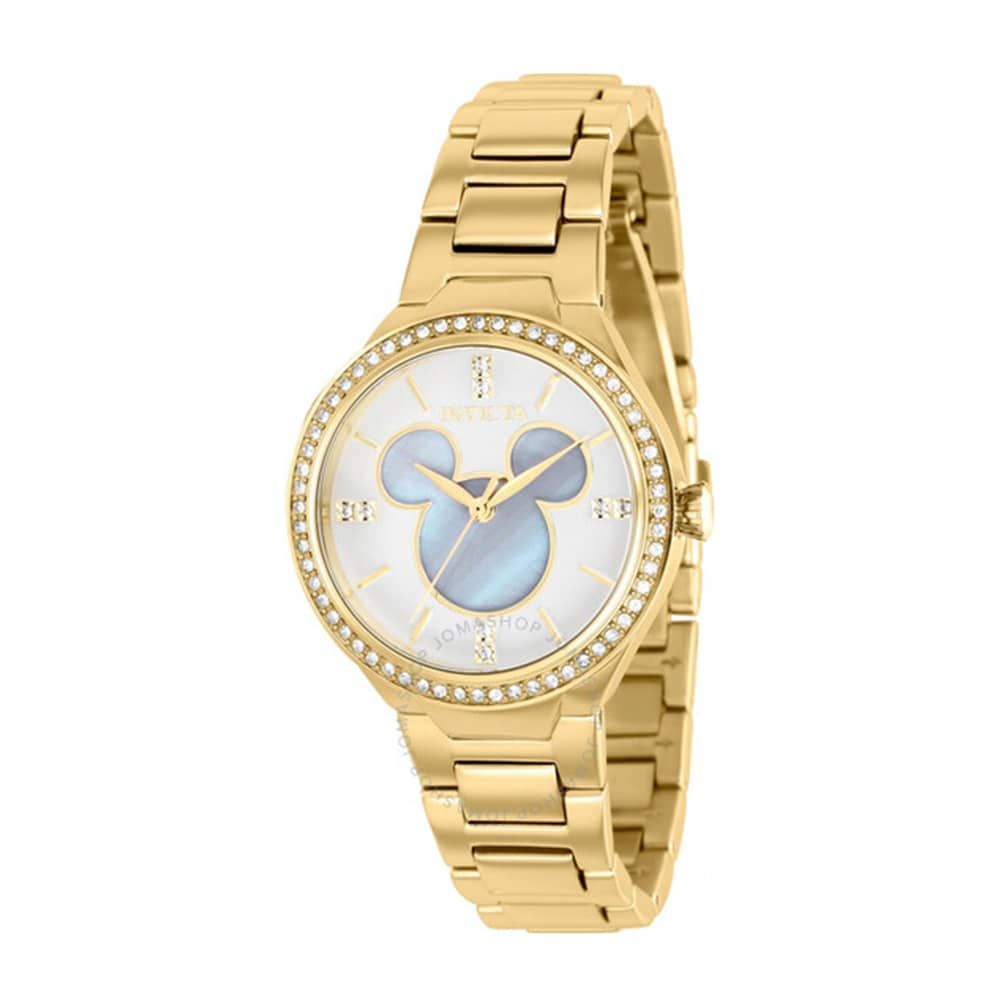 Watch INVICTA Disney Mickey Mouse Crystal White Dial Ladies 36352