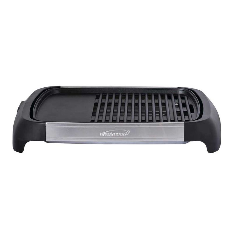 BRENTWOOD – 2-in-1 Electric Grill & Griddle 1200W – Stainless Steel