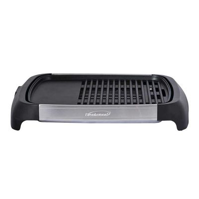 BRENTWOOD – 2-in-1 Electric Grill & Griddle 1200W – Stainless Steel
