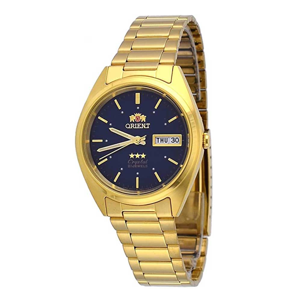 Watch Orient Men's 3 Star Standard Gold Tone Blue FAB00002D